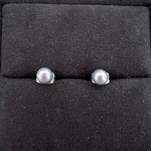 Nadri Blue Pearl Earrings